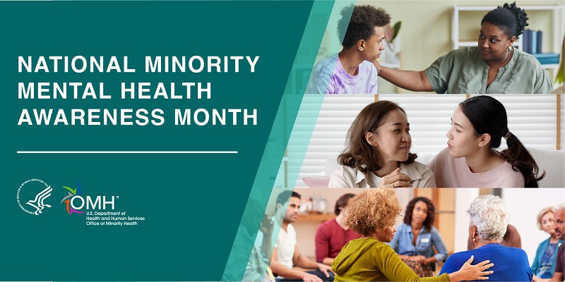 Join us in advancing Better Mental Health  this #MinorityMentalHealth Month! <a href="/MinorityHealth/">Minority Health</a> has resources and information to help us address health disparities impacting the mental wellbeing of racial and ethnic minority communities: minorityhealth.hhs.gov/minority-menta… 
#TNCEAL