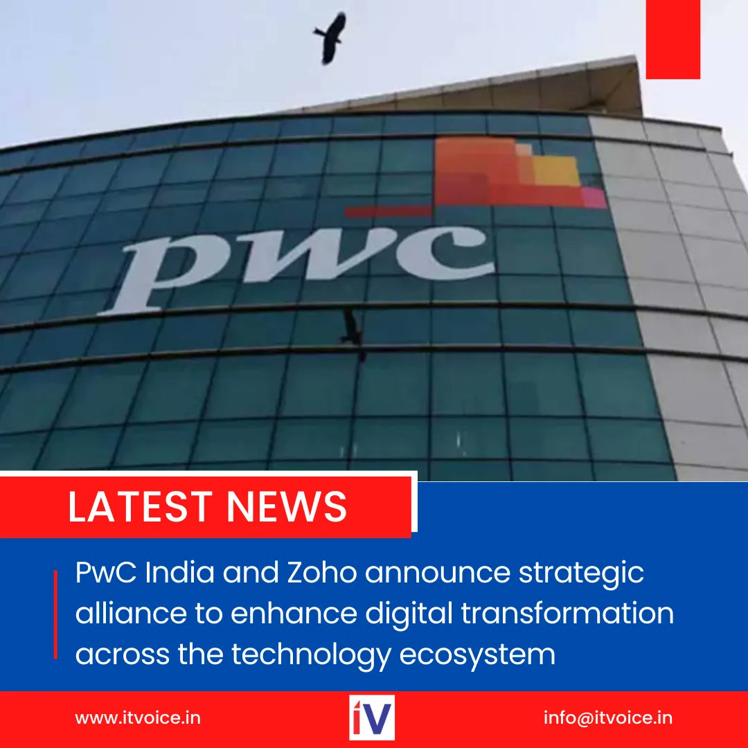 itvoice's tweet image. About PwC

At PwC, our purpose is to build trust in society and solve important problems. 

 #PwCIndia #Zoho #StrategicAlliance #DigitalTransformation #TechnologyEcosystem