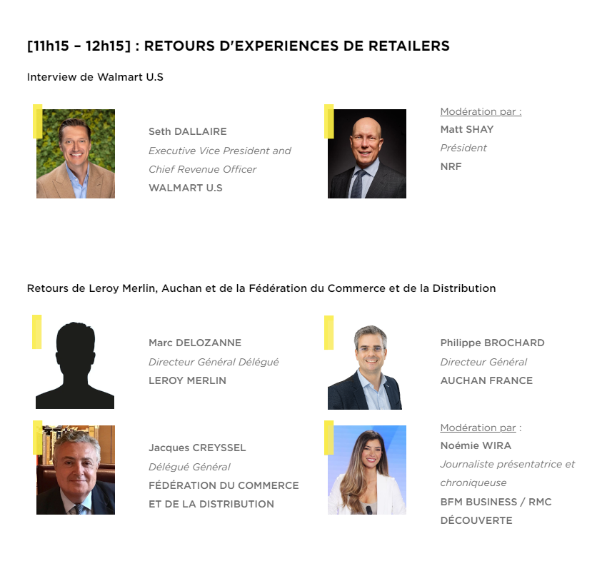 FCDfrance's tweet photo. #SaveTheDate | Le 19 septembre, la @ParisRetailWeek accueillera une table ronde réunissant :
✔ Philippe Brochard, Directeur général d'@AUCHAN_France 
✔ Marc Delozanne, Directeur général délégué de @leroymerlinfr 
✔ @JacquesCreyssel, Délégué Général de la FCD https://t.co/xdD5YOmbK3