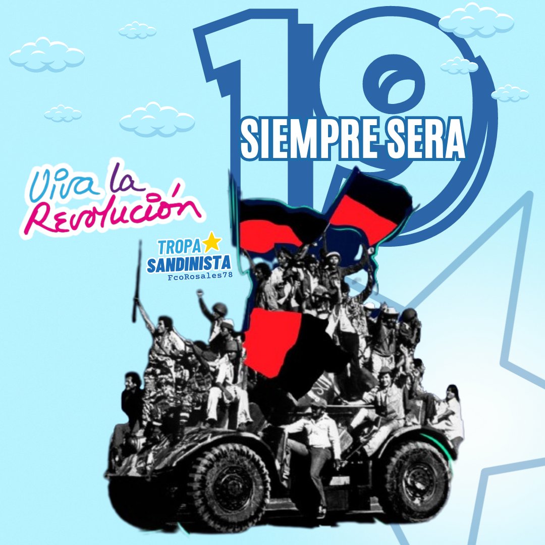 "Vivimos una Revolución de amor, de familia, de comunidad, de ideales verdaderos".
Cra. Rosario Murillo

#4419SiempreVictoriosos 
#4419VivalaRevolucion 
<a href="/corpav_m/">Carnitas ❤🖤❤🇳🇮</a> <a href="/CamposAlv_5/">Campos Felipe</a> <a href="/Elleon19julio79/">El León</a> <a href="/MaryuriRG/">𝗠𝗮𝘆𝘂 🇳🇮</a> <a href="/Mercedessolere1/">SolMer</a> <a href="/PatySandinista/">Patricia</a> <a href="/GranadaNica2/">Adelante Granada 2</a> <a href="/Bely_Perez2/">Bely Perez 🇳🇮</a> <a href="/esbeltania/">Esbeltania</a>