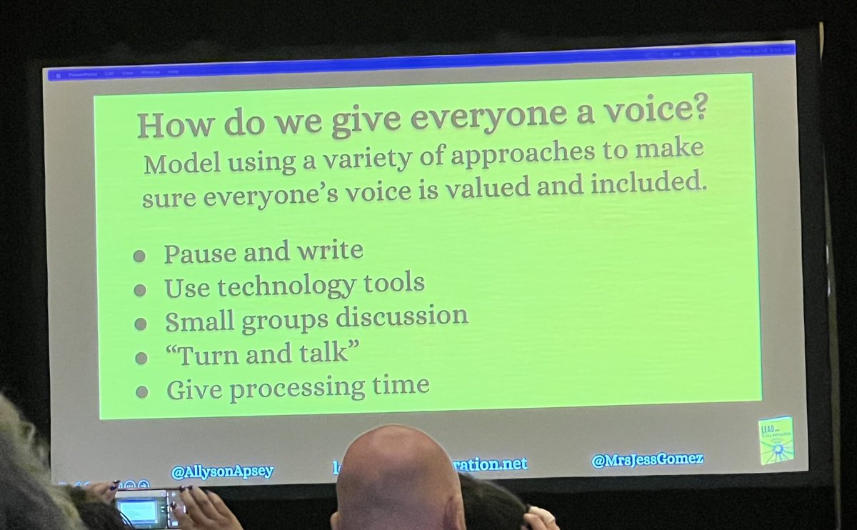 Ensure all voices are heard! ❤️#LeadWithCollaboration #naesp23