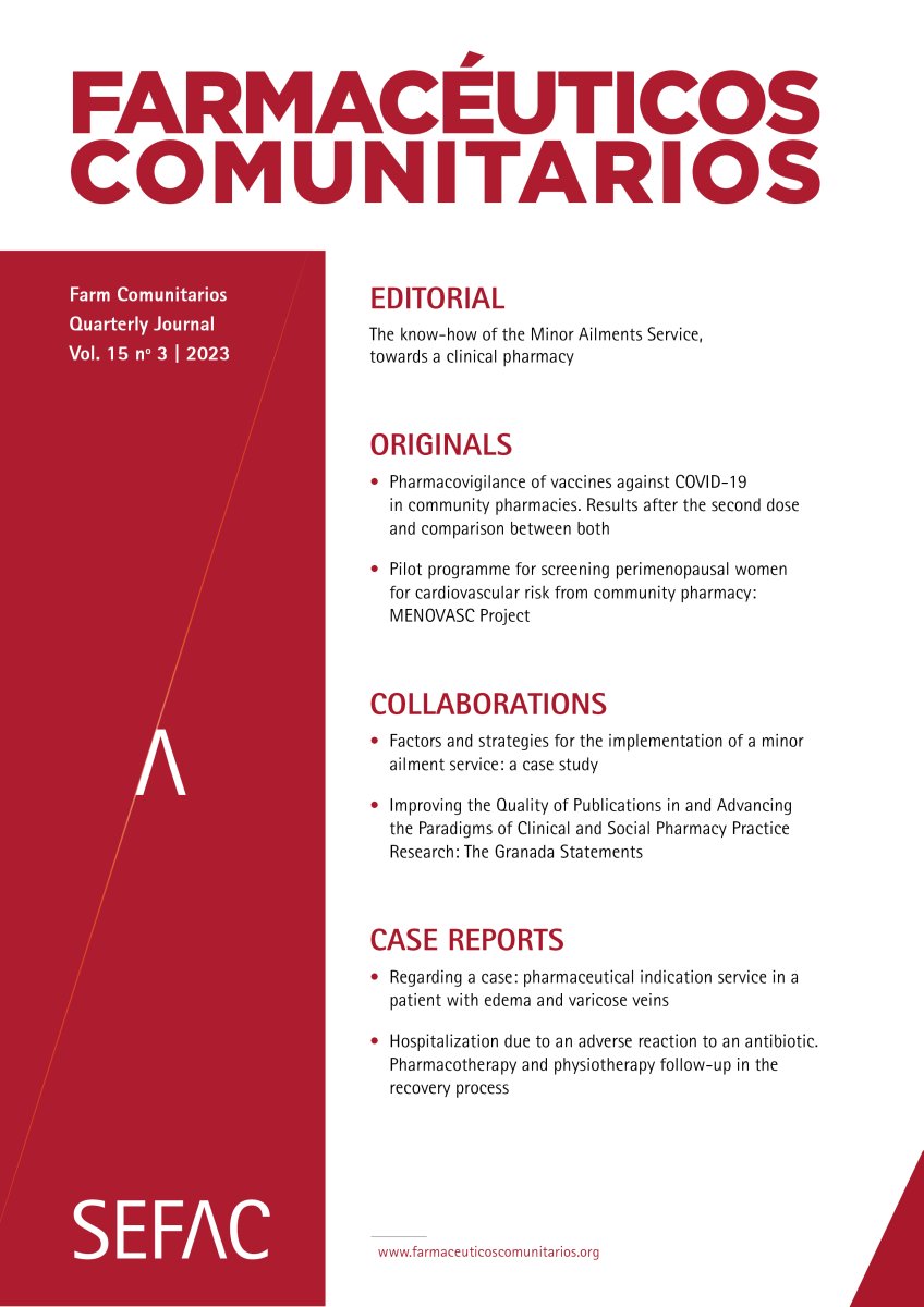 🆕📢Ya está disponible el nuevo número de la revista  Farmacéuticos Comunitarios.

Puedes acceder a través de este enlace 👇farmaceuticoscomunitarios.org/es

#sefac #farmacéuticoscomunitarios