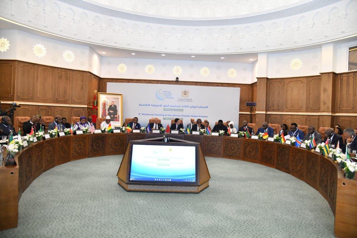 globalintel_'s tweet photo. 🔴 Les ministres du Processus des Etats Africains Atlantiques ont réaffirmé, à Rabat, leur engagement politique pour raffermir les liens de coopération et d’intégration en vue de consolider la paix, la stabilité et la prospérité partagée dans la région #PEAA @MarocDiplomatie https://t.co/sN5rNEcnNA