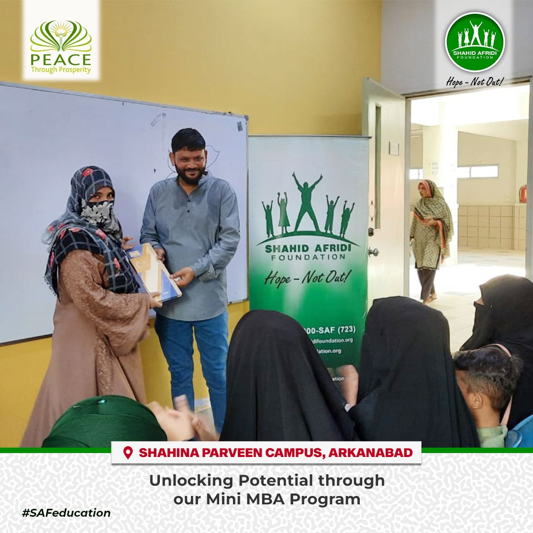 SAFoundationN's tweet image. We are delighted to announce the successful completion of our entrepreneurial workshop, #MiniMBA, with @BringPTP at #SAFschool Shahina Parveen campus. This program aims to empower parents of students with essential skills, enabling them to create a #HopeNotOut future.
