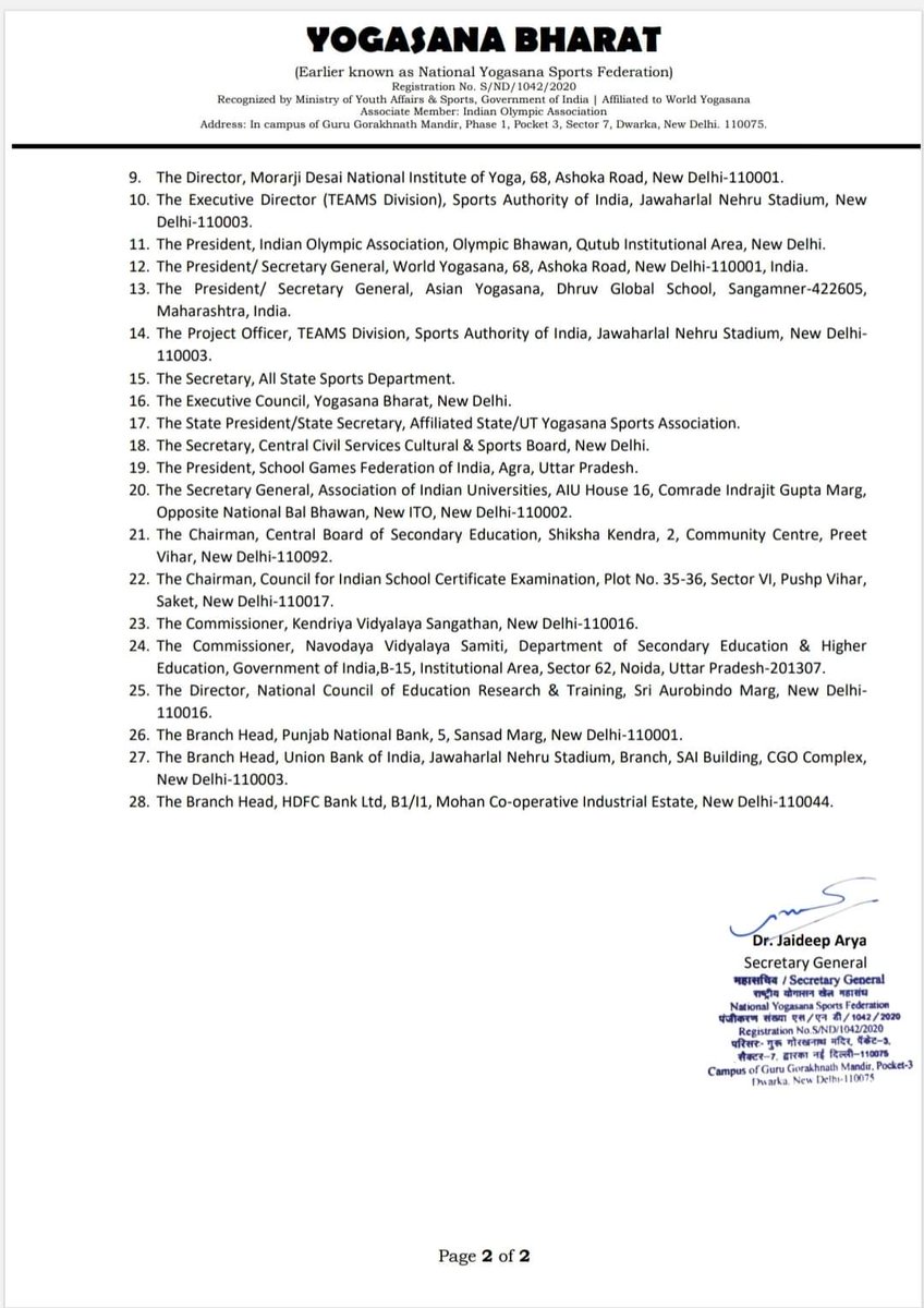 𝐍𝐄𝐖 𝐍𝐀𝐌𝐄 𝐎𝐅 𝐍𝐘𝐒𝐅
                   👇
 𝐘𝐎𝐆𝐀𝐒𝐀𝐍𝐀  𝐁𝐇𝐀𝐑𝐀𝐓
<a href="/Akash_bst/">आकाश</a> <a href="/Anand_arya246/">Anand Arya patanjali</a> <a href="/DrJaideepArya/">Dr Jaideep Arya जयदीप आर्य</a> @yogasanaindia <a href="/UditSheth/">उदित UDIT</a> <a href="/HanumanRolania/">हनुमान आर्य</a> <a href="/Parulsh03045647/">Parul sharma</a> <a href="/KavitaJawlaa89/">Kavita jawla Parjapati</a> <a href="/KaulRajesh59/">Rajesh Kumar</a> <a href="/raghukonandur/">raghuprasad Konandur</a> <a href="/yoginigayathri/">Yogini Gayathri Aradhya</a> <a href="/RenuPawar13/">Renu Pawar Social media prabhari Mulund</a> <a href="/Kamleshyoga_YB/">🇮🇳कमलेश पुरोहित 'सोशल योगी'🇮🇳</a>