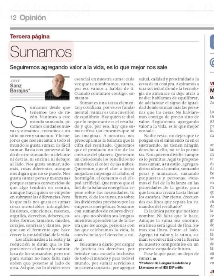 jsanzbarajas's tweet photo. Sumamos, nos llevamos una y seguimos sumando... https://t.co/WUY0tHWgAP