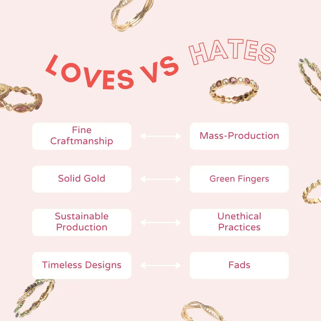 Our jewelry loves and hates. What's your jewelry ick?

#handcraftedjewelry #jewelrydesign #jewelry #icks
