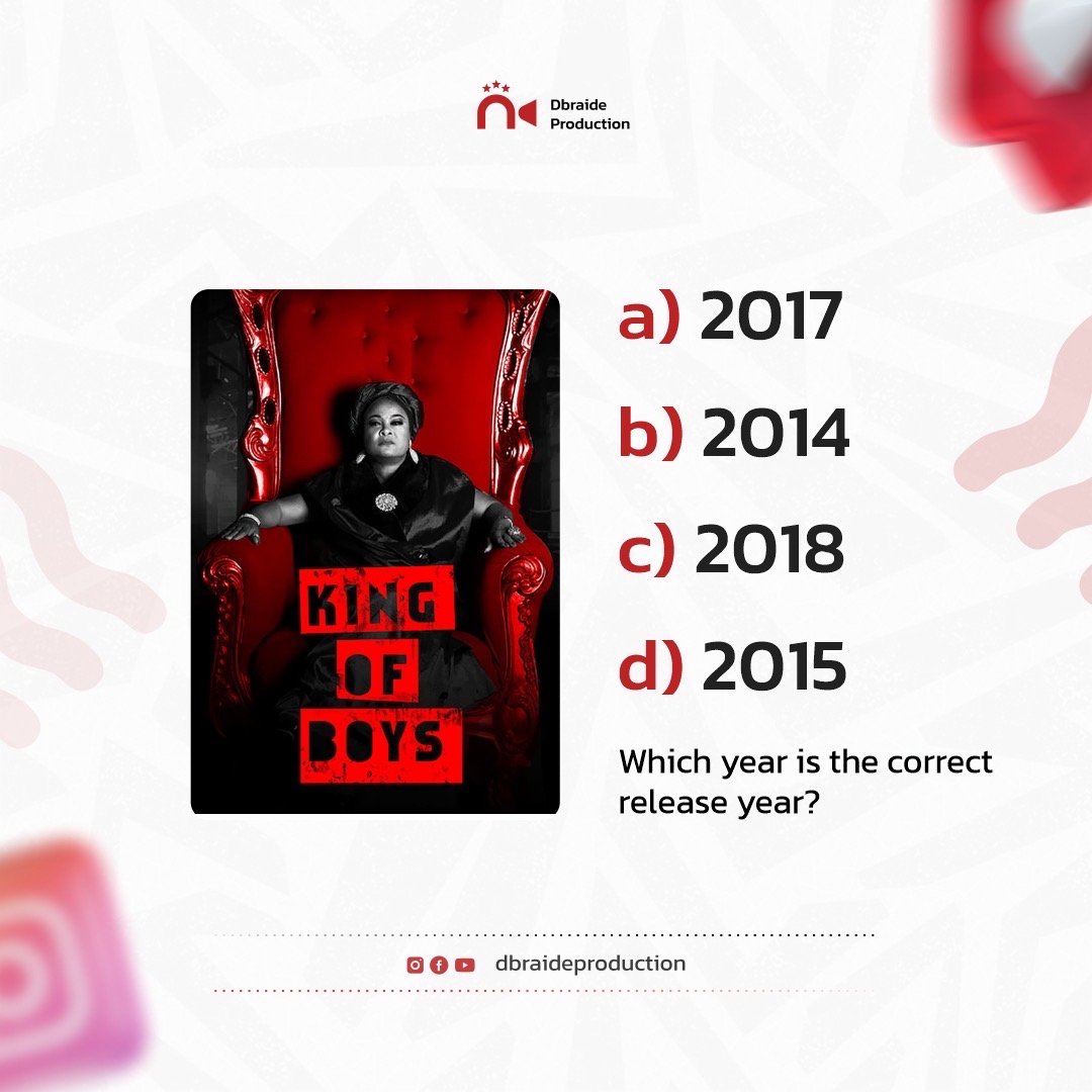 Dbraide_'s tweet photo. 🎬Movie Trivia Quiz 
Can you match these popular movies with their correct release years? Let's see if you're a true film aficionado! Comment your answers below and tag a friend to join in on the fun. 🎥✨ 
#MovieTrivia 
#FilmKnowledge
#DbraideProduction
#QualityEntertainmen https://t.co/9PtjYeLKA7