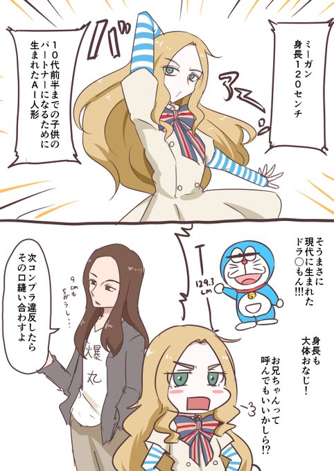 みんなもう映画ミーガンは見たかな?
そうだね、大体ドラ〇もんみたいな映画だね
ミーガンのインナーの色もドラ〇もんみたいな色だしほぼドラ〇もんだね
対象年齢12歳以上だけどね 