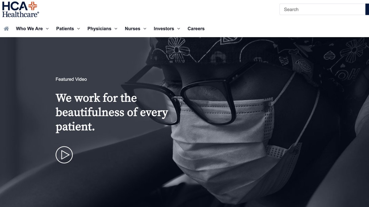 hey <a href="/HCAhealthcare/">HCA Healthcare</a>, if you're ever in the market for a freelance copyeditor, let me know. my skills are a thing of, dare i say...beautifulness.