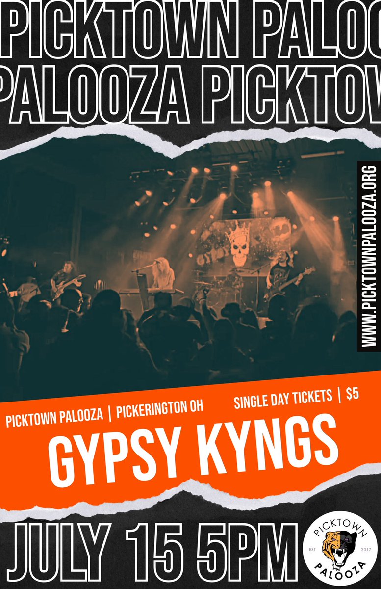 This Saturday, July 15! Don’t miss <a href="/gypsykyngsband/">Gypsy Kyngs</a> rocking the <a href="/Qfm963/">Qfm96: 96.3 WLVQ-FM</a> stage at <a href="/PicktownPalooza/">Picktown Palooza</a> ! Gates open at 2:00pm, music starts at 5:00pm. Visit picktownpalooza.org to purchase single or 3 day passes. #livemusic #gypsykyngsband2023 #theresnopartylikeagypsykyngsparty