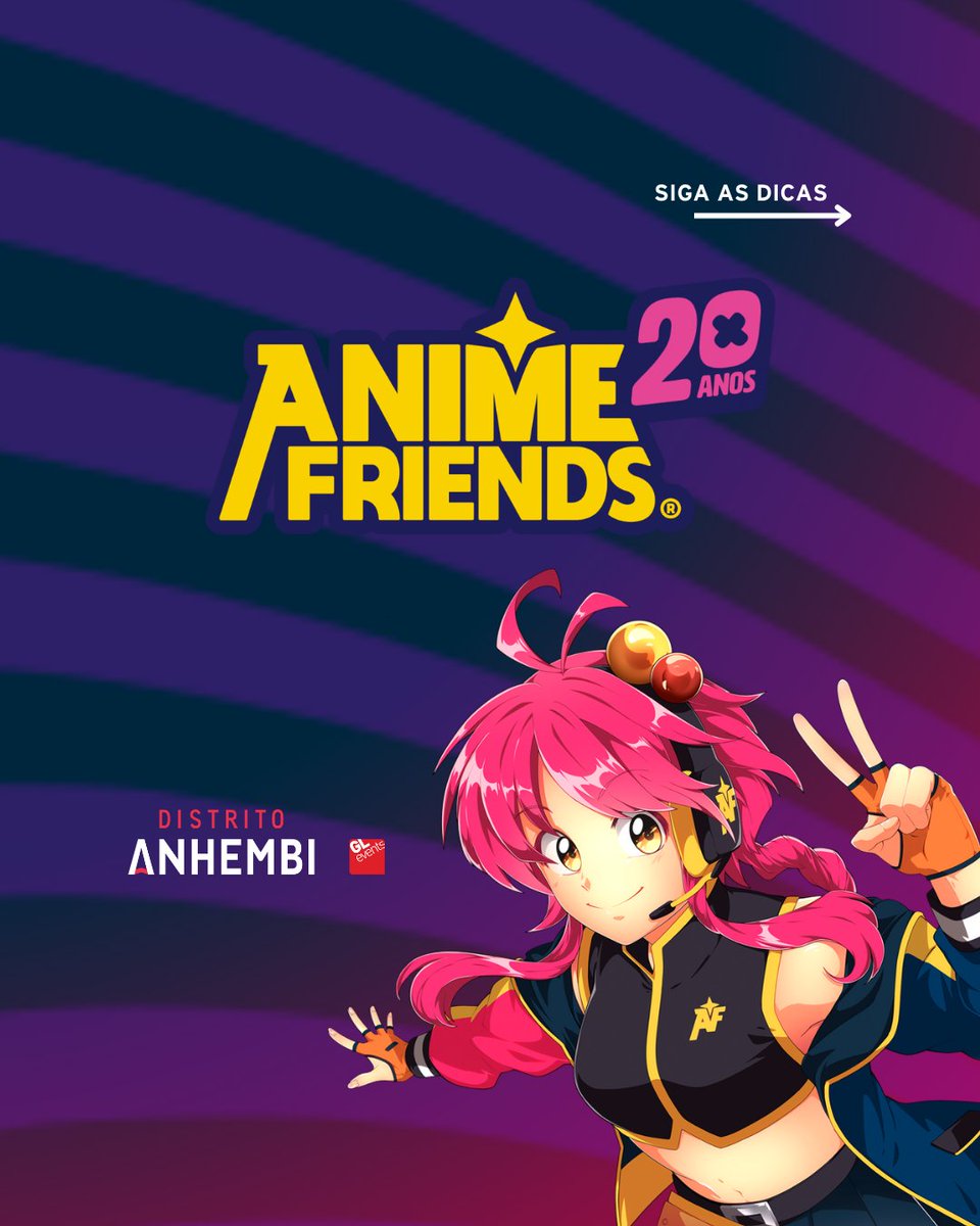 DistritoAnhembi's tweet photo. O @animefriends está chegando, e para que você venha curtir o evento sem preocupação, separamos algumas dicas importantes.
Segue o fio e confira!
#animefriends #anime #manga #otaku #DistritoAnhembi #evento #anhembi #saopaulo #geek #kpop #culturaoriental https://t.co/LRGTIDiaYo