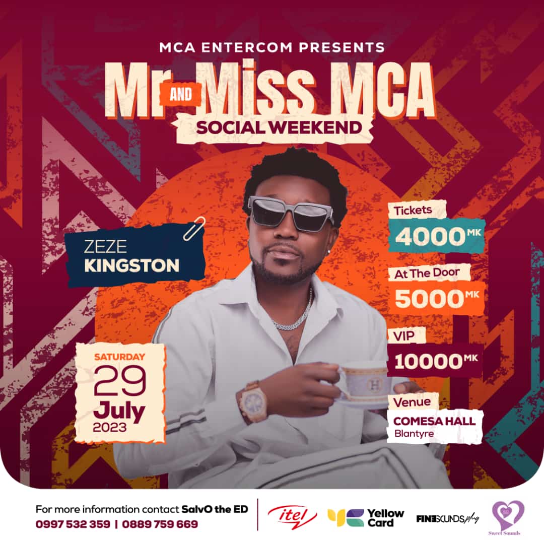 FineSoundsPlug's tweet photo. #FineSoundsPlugEvents
Mr and Miss MCA 2023
 📅 29 July
📍 Comesa Hall 
First act: Zeze Kingston
Get your tickets inadvance 🔥!!!!!

#EntertainmentCompany #eventsmanagement #FineSoundsPlug
@SkySoundsEnt
@lightingcommun2 https://t.co/TWdWmOjwBQ