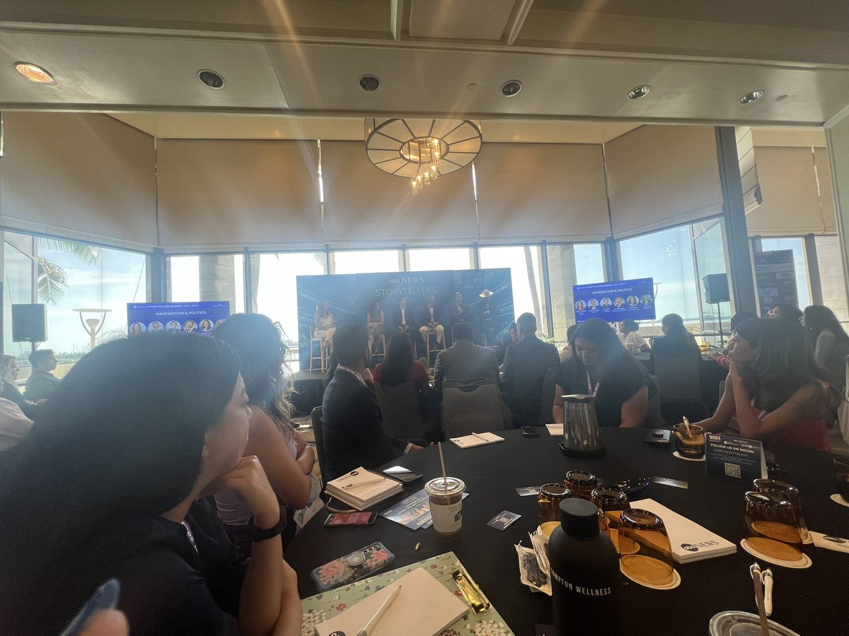 First #NAHJ2023 workshop session of the day <a href="/ABC/">ABC News</a> Storytellers summit. 

Journalists talking on the issue of #immigration and the importance of covering the topic <a href="/NAHJ/">NAHJ</a>