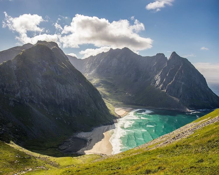 Kvalvika Beach,Lofoten Islands,Norway