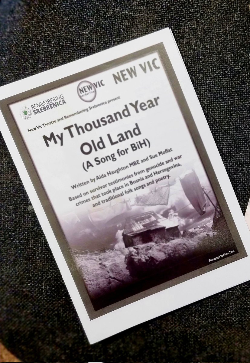 Tonight,#MyThousandYearOldLand is @thebmhc @MENnewsdesk What a beautiful building, we hope to see you there! @KatarinaKristic @Aida_S_Haughton @SusanEMoffat @stashadukic @ChristinaBain2 @ElinorMChohan @SrebrenicaUK @SrebrenicaMC @BGET_UK @HMD_UK @NewVicTheatre #Srebrenica28