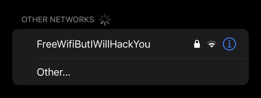 larryvc's tweet photo. That’s a clever hotspot name. I think I’ll avoid it. https://t.co/Srhj3U6D2n