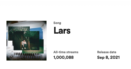 Happy 1 MM to Lars by <a href="/swanseaskag/">swanseaskag</a> 

open.spotify.com/track/5egLvHDg…