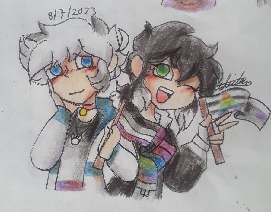 LolichanLove's tweet photo. ~✨🌟🤍🩵💚🖤🐶🐺Emilexy🐺🐶🖤💚🩵🤍🌟✨~
~✨💚No sere jota, pero no estoy en contra de eso💚✨~
~✨🩵Muchos vieron mi forma de querer como un defecto... Y tu lo viste como algo hermoso🩵✨~
#Emilexy #LosPanas #Myart #dibujo #dibujoalapiz #myau #Emiz50 #Alexy https://t.co/cEBx1HZDPm