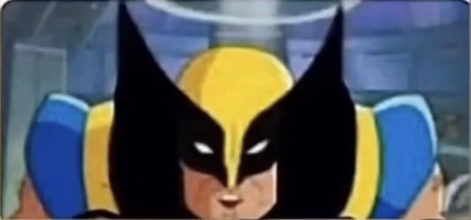 stfurida's tweet photo. wolverine is j 2 batmans kissing https://t.co/q0Qi9fVWdd