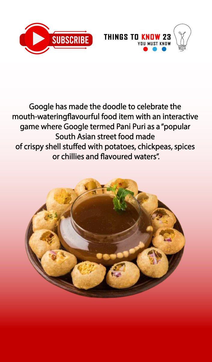 THINGSTOKNOW21's tweet photo. Why is there Pani puri in Google as doodle ? https://t.co/pQQfqEEKEi