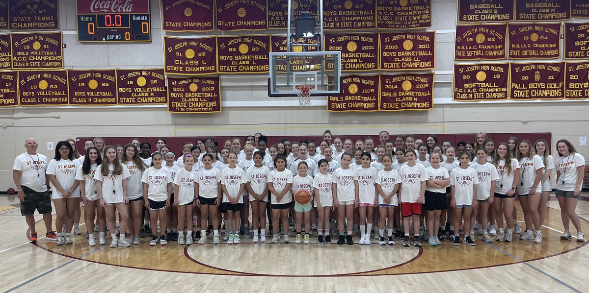 Sjgirlsbball21's tweet photo. We still have 10 spots left for the 2nd Week of SJ/CT Hoopsters Girls Basketball Camp. Camp is Monday 7/17 to Friday 7/21 from 9am-12pm each day at SJ. Go to https://t.co/JfkspsH6wS to register. Week 1 was incredible with 68 campers and week 2 promises to be even better! #ctgb https://t.co/uVcaLsnQFD