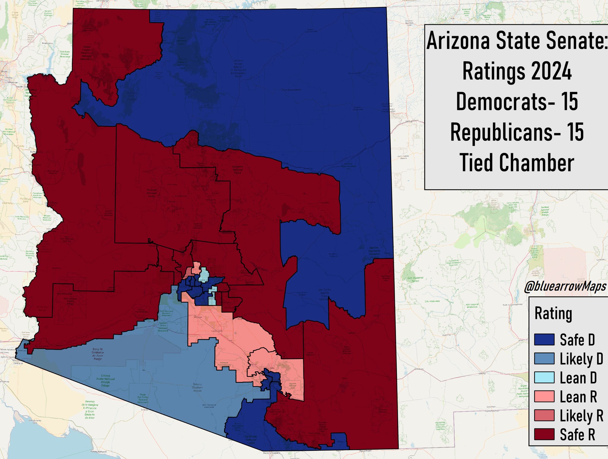 Chris Kirkwood on Twitter "The AZ state senate is likely to be one of