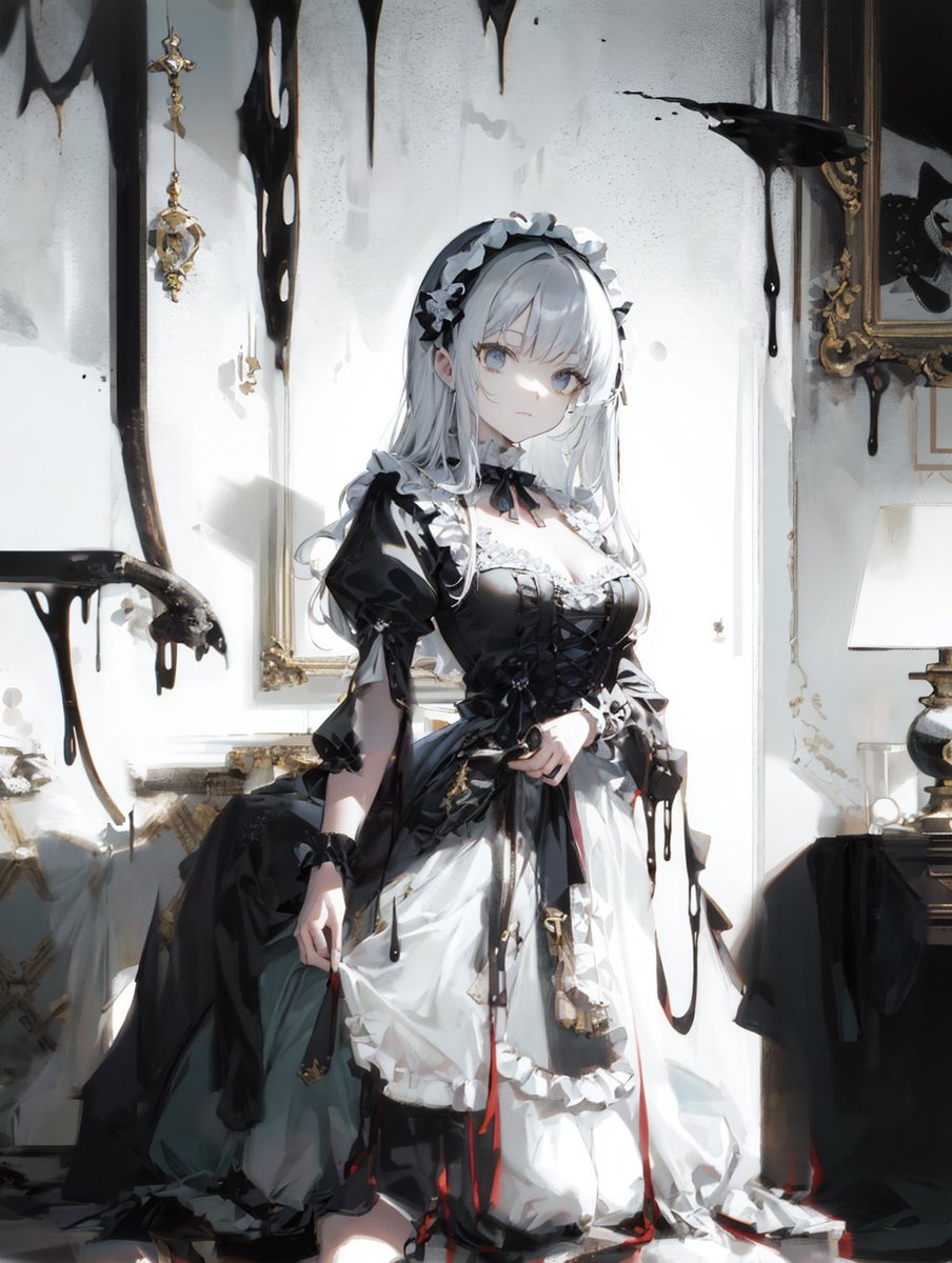 qi1234567890's tweet photo. 暑くて溶けてきたた・・・。
#DefmixV3 #AIイラスト #AIart https://t.co/ssla0KM7A0