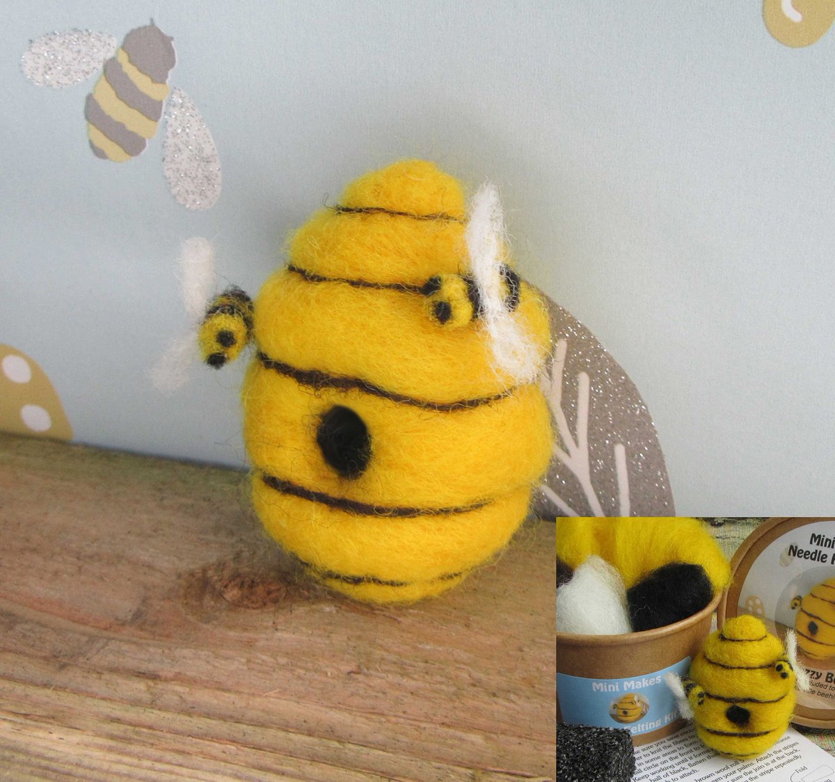 Really love this, from the Etsy shop Krasnayacrafts. etsy.me/3JUrtAa #etsy #craft #crafting #craftkit #needlefelting #felting #cute #gift #feltingkits #needlefeltingkits