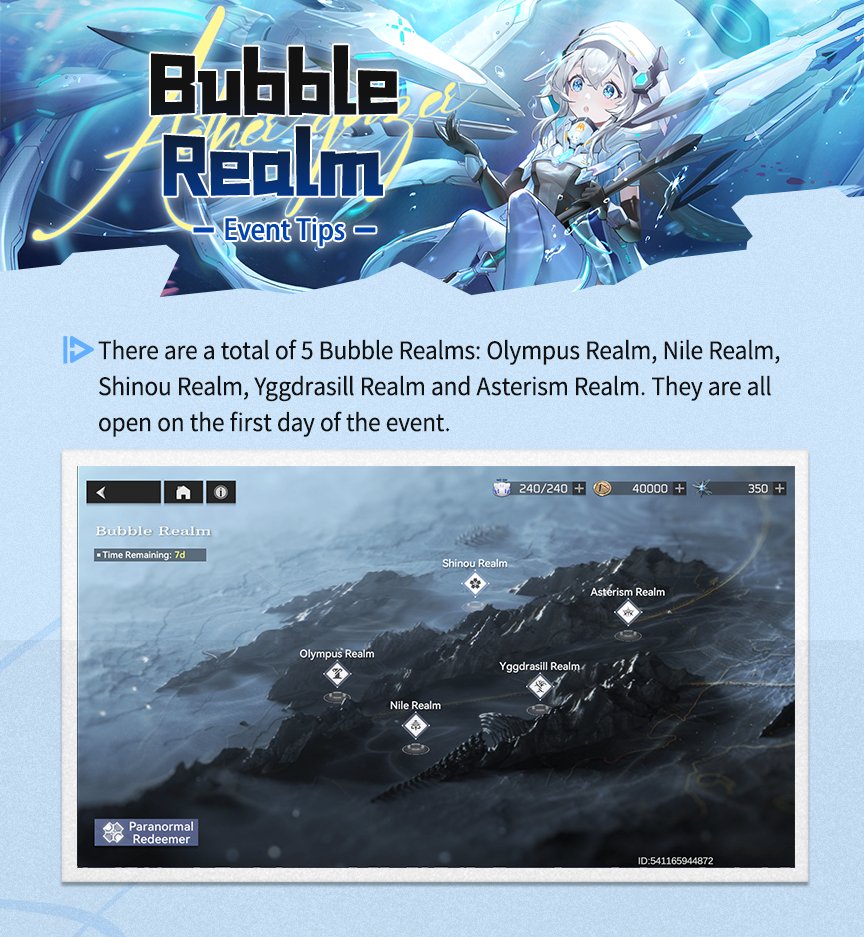 AetherGazerFR's tweet photo. 📢- L'événement Bubble Realm est maintenant disponible !

#AetherGazer #Yostar https://t.co/Nk2XfAxdKY