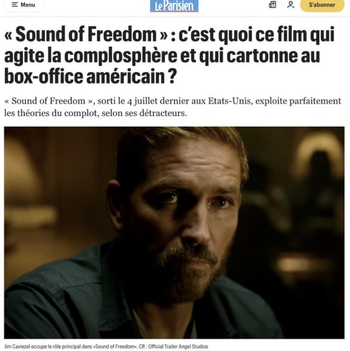 myriampalomba's tweet photo. Pourquoi s’évertuent-ils à dénigrer Sound of freedom? Ils n’y croient pas. Pourtant ils ont bien cru que manger assis leur éviterait de choper le COVID ! https://t.co/6hCBRGnSL8