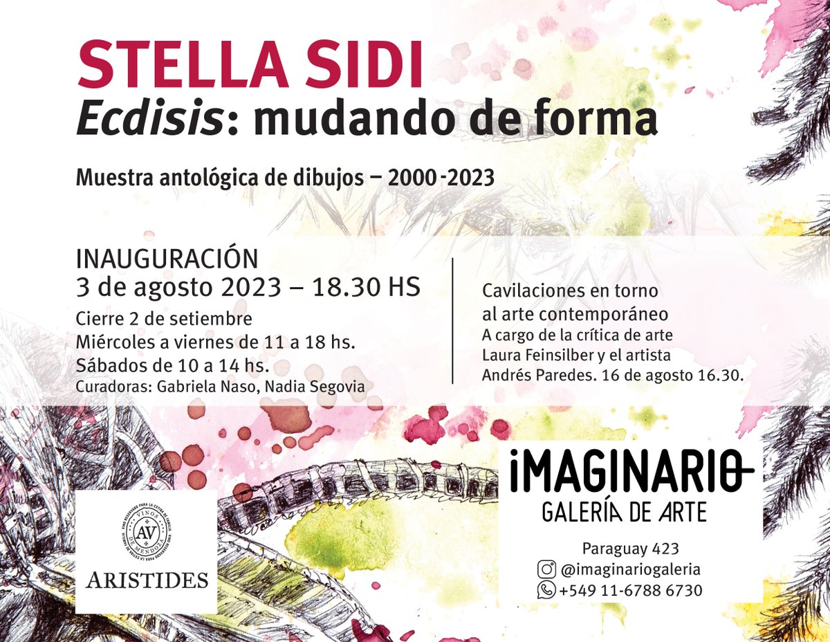 Reserven la fecha! brindemos x el Arte!!!! <a href="/conexionabierta/">CONEXIÓN ABIERTA</a> #artesvisuales <a href="/andrewmisiones/">Andres Paredes</a>