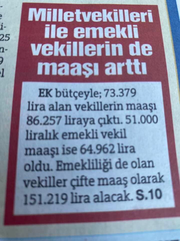 Siz Milletin vekili değilsiniz Kendinize vekilsiniz çok afedersiniz suratlarına tükürülecek insanlarsınız net Ayıptır Ayıptır Ayıp Yapmayın Allah aşkına ‼️
Bu Vurdumduymazlık NEDİR ?
