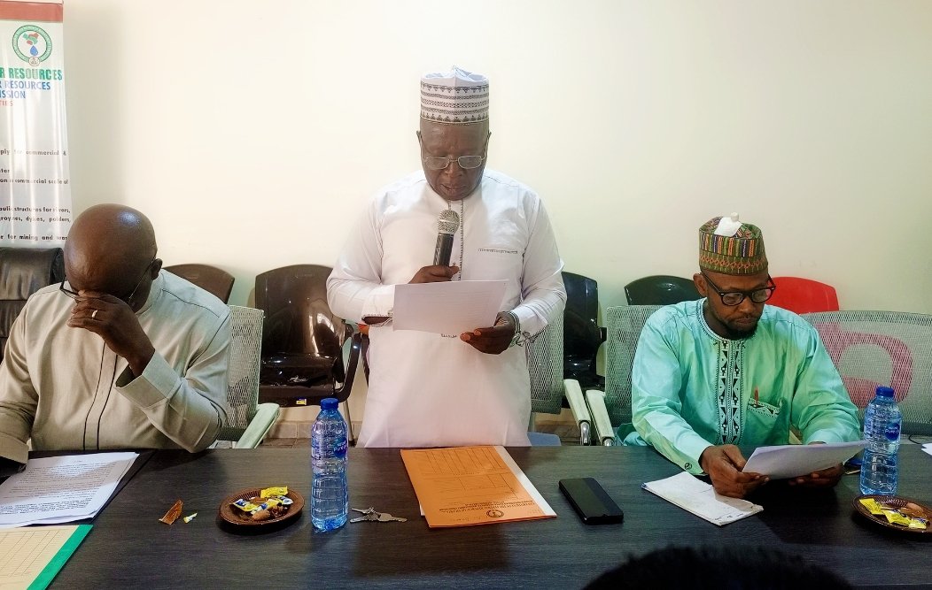 The Commission <a href="/NIWRMC/">WaterRegulations</a> in Collaboration with ICPC on 12th July 2023 organized a Sensitization Workshop with the theme "SYSTEM STUDY &amp; REVIEW" to sensitize the Management &amp; members of ACTU <a href="/Temple_Oraeki/">Hakuna Matata</a> <a href="/FMWR_Nigeria/">Water Resources Nigeria</a> <a href="/JEnvironmentNG/">Jewel Environmental Initiative</a> <a href="/ywp_Nigeria/">Nigeria Young Water Professionals</a>