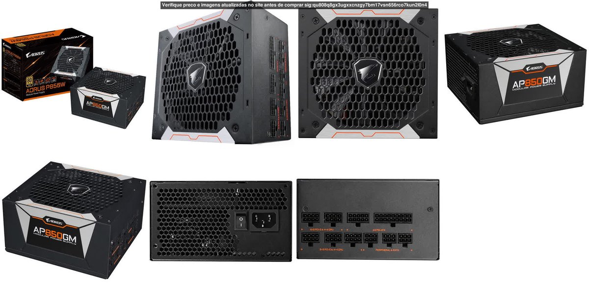fontebipolar's tweet photo. Fonte Gigabyte Aorus 850W, 80 Plus Gold, Modular - GP-AP850GM

😃 REDUZIU e CUSTA: R$ 849,99 (-15.00%) 

📉 QUEDA de R$ -150,00

✔️ Menor preço desde 14/06/23

🛡️ 0b0e1f19abd850df12f55cee9e4a3530 https://t.co/qxDaqzTeMF