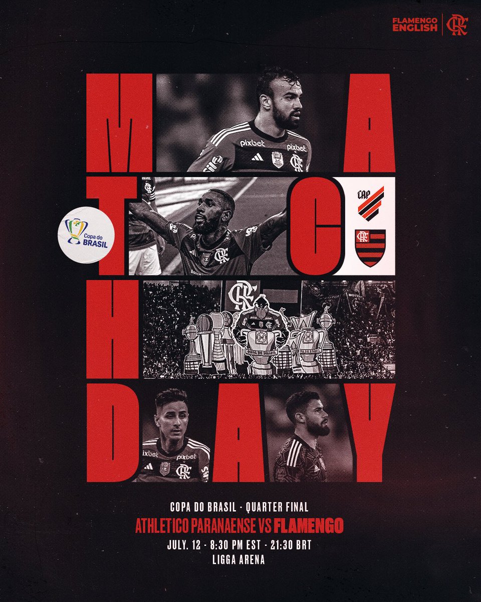 Flamengo_en's tweet photo. M A T C H D A Y 🏆🇧🇷 https://t.co/VNbyh8M5qM