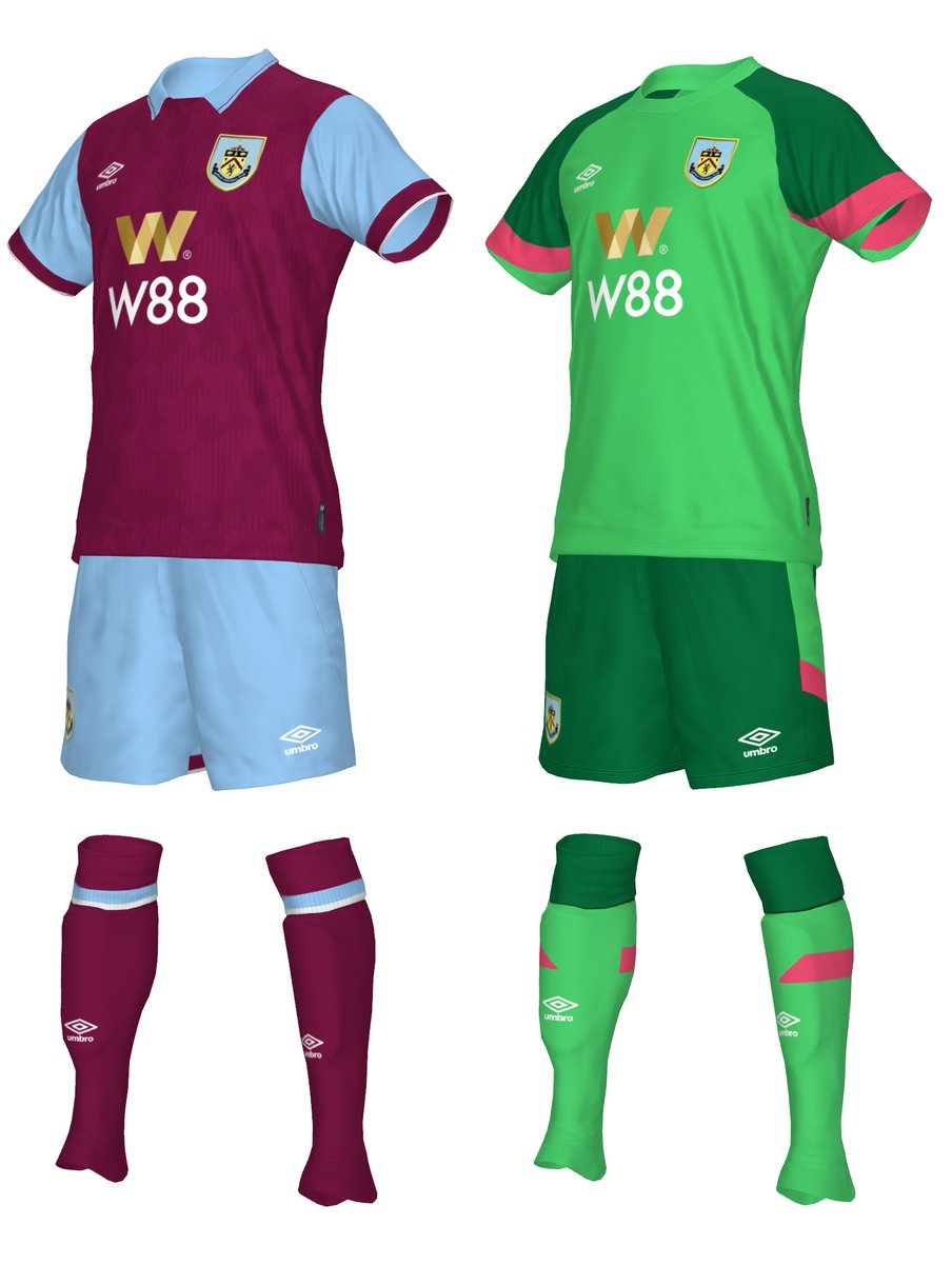 jp_kits's tweet photo. Burnley Home &amp; GK 23-24                    

#peskit #efootball #pes21 #pes20 #kitmaker #BurnleyFC #BurnleyKit https://t.co/qfCKVOavln