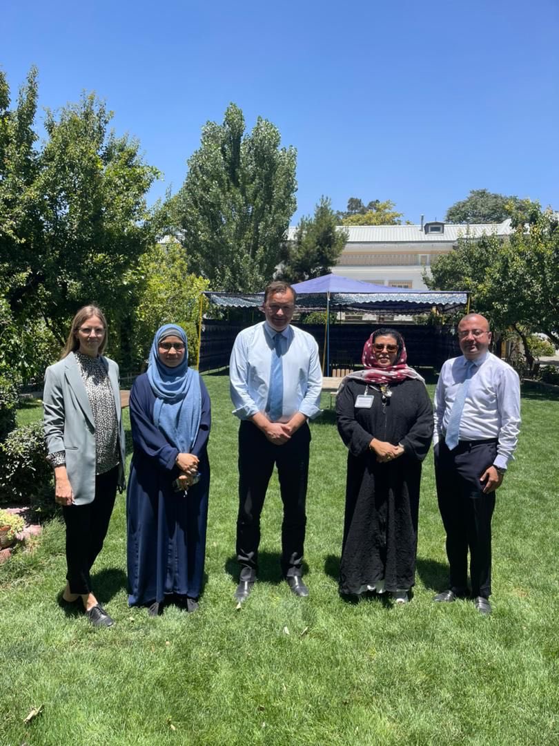 NorwayinAFG's tweet photo. Productive meetings with SRSG Otunbayeva, diplomatic missions, IRC Afghanistan, and civil society incl @serajMahbouba in Kabul. Discussed restrictions on women��s rights, the humanitarian and security situation, and the need for inclusive governance. https://t.co/IqymwzNKeA