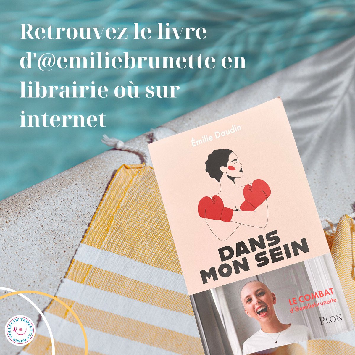 Collectif Triplettes Roses (@collectif_mt) on Twitter photo ⛱️ Les vacances d’été arrivent, c’est souvent l’occasion de découvrir un nouveau livre.
🙏🏼 Merci <a href="/EmilieBrunette/">Emilie Daudin</a> et merci les <a href="/EditionsPlon/">Editions Plon</a> pour votre soutien au @.
#EnsembleToutEstPossible #cancerduseintriplenegatif #MobilisationTriplettes #TNBC #cancer ⛱️ Les vacances d’été arrivent, c’est souvent l’occasion de découvrir un nouveau livre.
🙏🏼 Merci <a href="/EmilieBrunette/">Emilie Daudin</a> et merci les <a href="/EditionsPlon/">Editions Plon</a> pour votre soutien au @.
#EnsembleToutEstPossible #cancerduseintriplenegatif #MobilisationTriplettes #TNBC #cancer