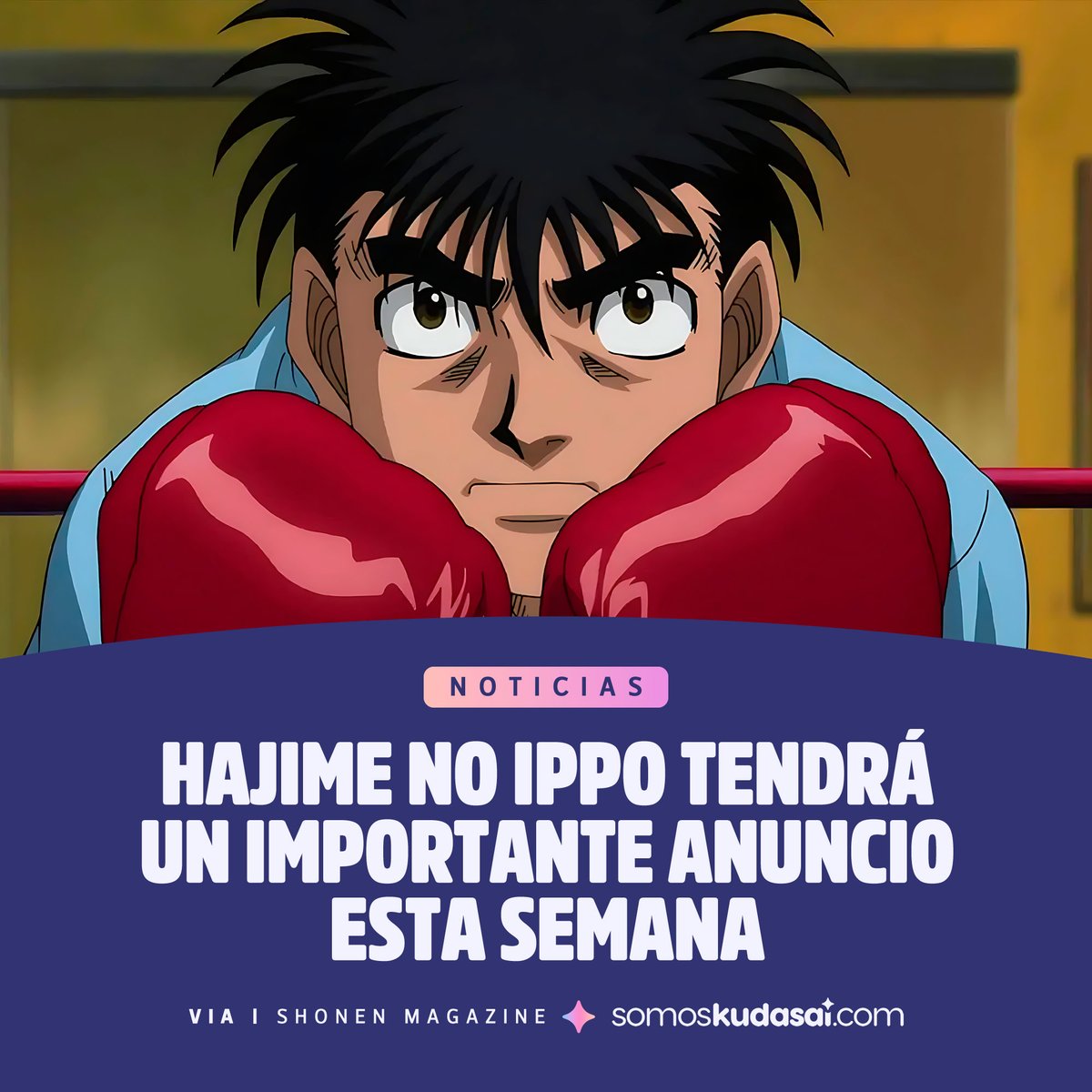 Esse foi o anuncio de Hajime no Ippo do dia 14/7/2023 #hajimenoippo #h