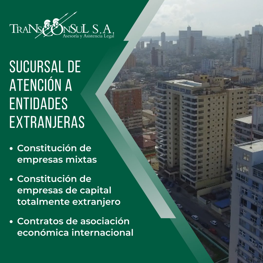 ✍️ ¿Cuáles son los servicios de nuestra Sucursal de Atención a Entidades Extranjeras?

📍 Estamos en Calle 1ra esq. B, Edificio UEB Residencial Plaza, Piso 3 apto 3C, Vedado, Plaza de la Revolución.
