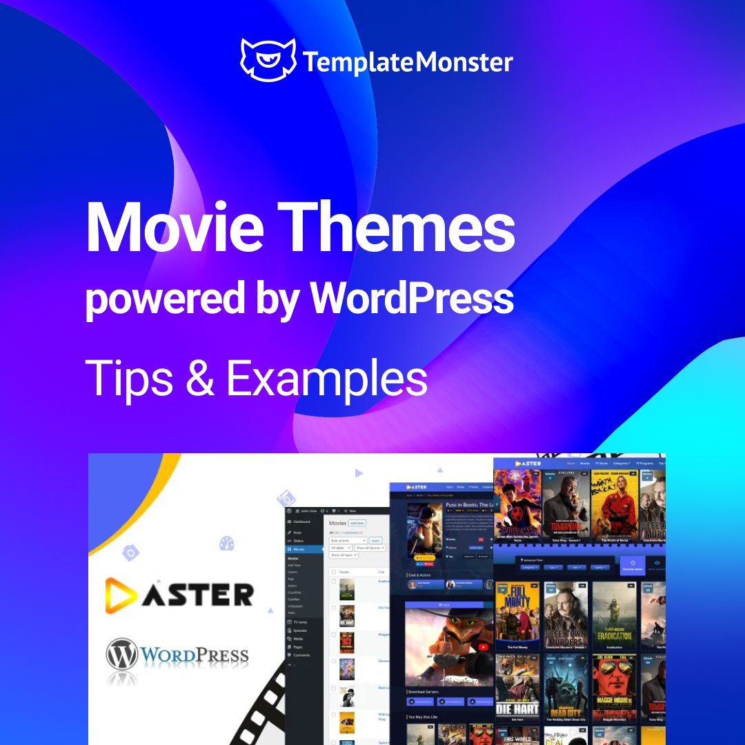 TemplateMonster on Twitter: quot 🔥Movie themes powered by #WordPress 🔥 Tips