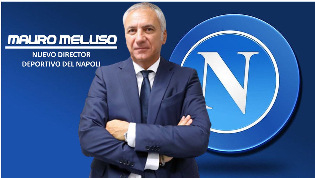 Mauro #Meluso es el nuevo directo deportivo del #Napoli viene a sustituir a #Giuntoli.
Oficializado por <a href="/ADeLaurentiis/">AurelioDeLaurentiis</a> .
