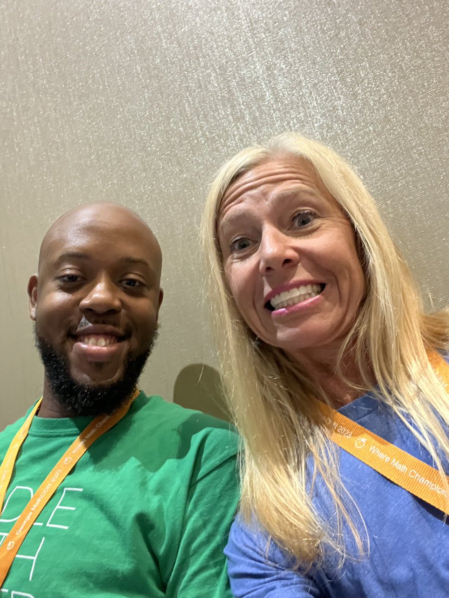 Networking @MathCON2023 with my new friend <a href="/MrRobRocks11/">Bryce Robinson</a> ! Long live math ⭐️
