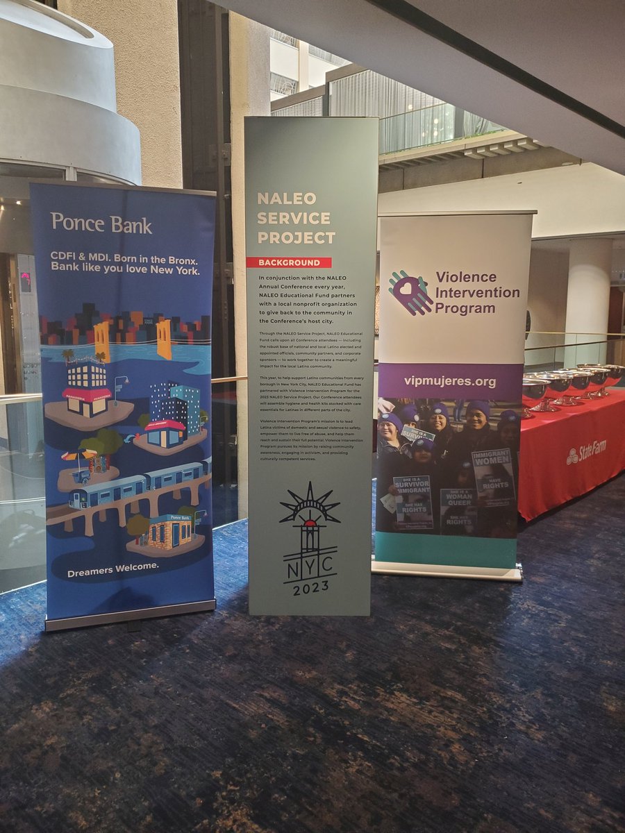 kimramosbx's tweet photo. @PonceBank representing @NALEO 40th Annual Conference. A community bank supporting community organizations like @VIP_IN_NY. #NALEONEWYORK https://t.co/NxHdod0gL5