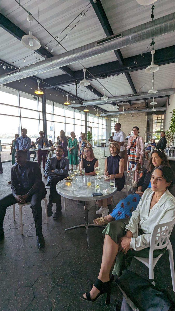 Thank you to all of the #KeelingCurvePrize Laureates, Finalists, analysts, and friends who came to our Climate & Cocktails celebration in Detroit at #TEDCountdown! We can't wait to see what relationships and partnerships blossom from our few hours together.