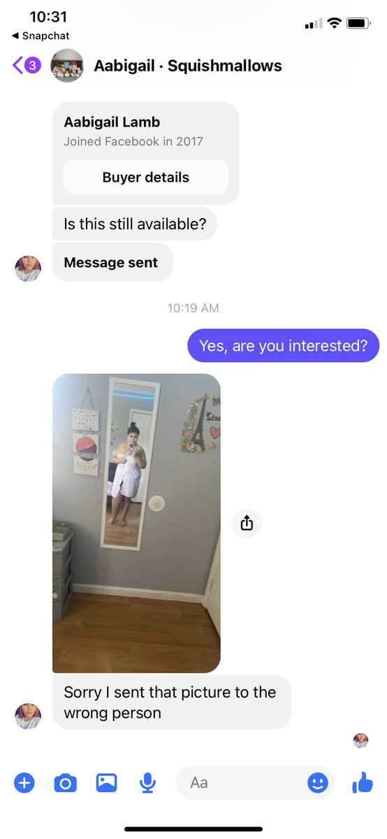 _madisonbricker's tweet photo. I’m never selling shit on FB marketplace again… https://t.co/cras7q3QVI