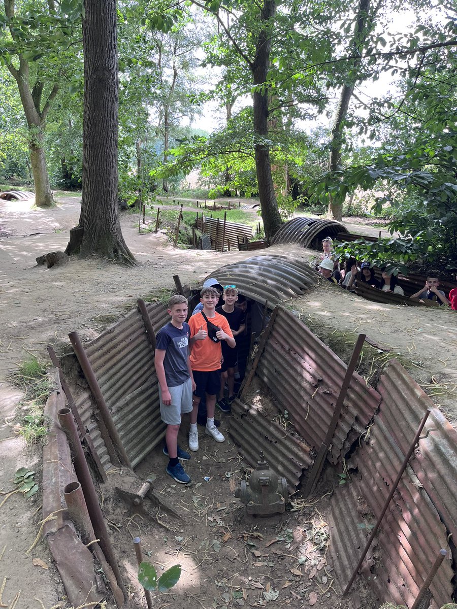 NHGSSaintOmer's tweet photo. Sanctuary Wood and the trenches. https://t.co/8tK97xrxwR