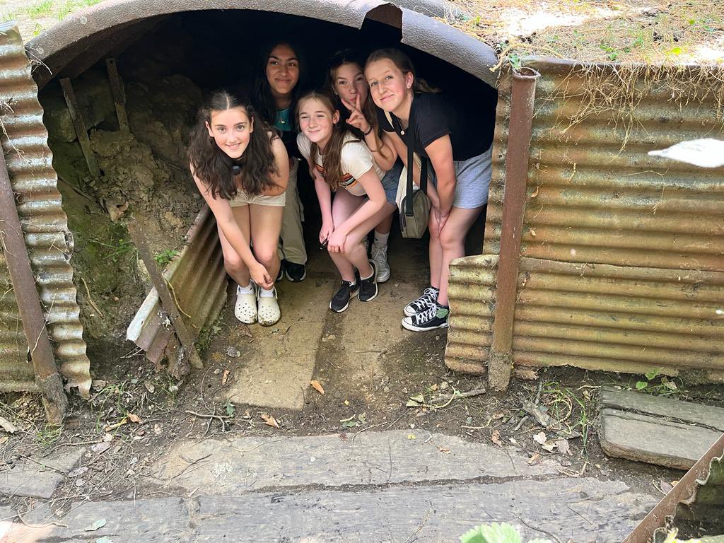 NHGSSaintOmer's tweet photo. Sanctuary Wood and the trenches. https://t.co/8tK97xrxwR