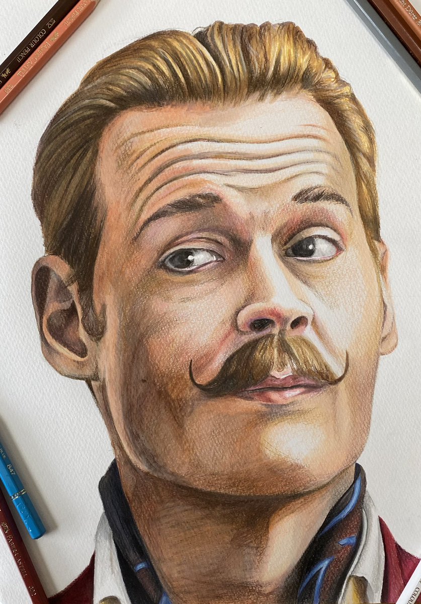 GattoBlu5's tweet photo. Let's draw a drawing of Johnny when we finish the work we're doing now. What shall I draw? Please tell me your request.✍️
@JohnnyDeppNFT 
@WeRJohnny1
#JohnnyDepp 
#johnnydepp
#ColorPencilDrawing
#twitterart 
#色鉛筆イラスト #色鉛筆画
#ジョニー・デップ
#ジョニーデップ https://t.co/tUAyN7rc1D
